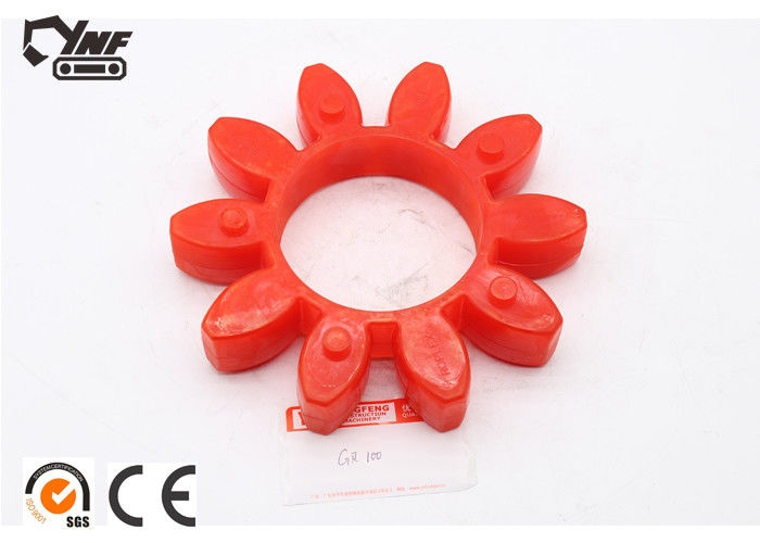 Original Natural Rubber Red Color Jaw Spider Coupling Size 224*113*38