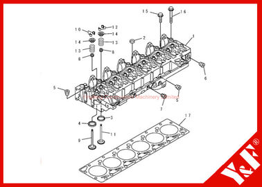 kopen Duurzame Hoofdpakking 6731-11-1370 van Cilinderassy 6735-11-1821 online manufacture