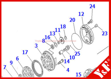 kopen Het Graafwerktuigdelen van BR210 BR200 KOMATSU, het Toestel Assy van TZ263B1104-00 TZ263B1204-00 rv online manufacture
