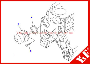 kopen Het Waterpomp met geringe geluidssterkte Assy 6735-61-1501 6735-61-1502 van Graafwerktuigdelen online manufacture