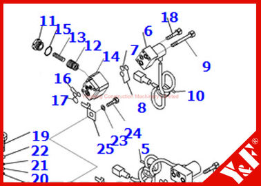 PC300 - Controleklep 8 702-21-57500 voor PC350 - Hoofd Hydraulische Pomp 8