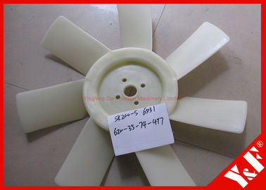 OEM Kato Kobelco sk200-5 van het de Motorgraafwerktuig van 6D31 ME018185 van de de Vervangstukkenmotor Plastic de Koelventilatorblad